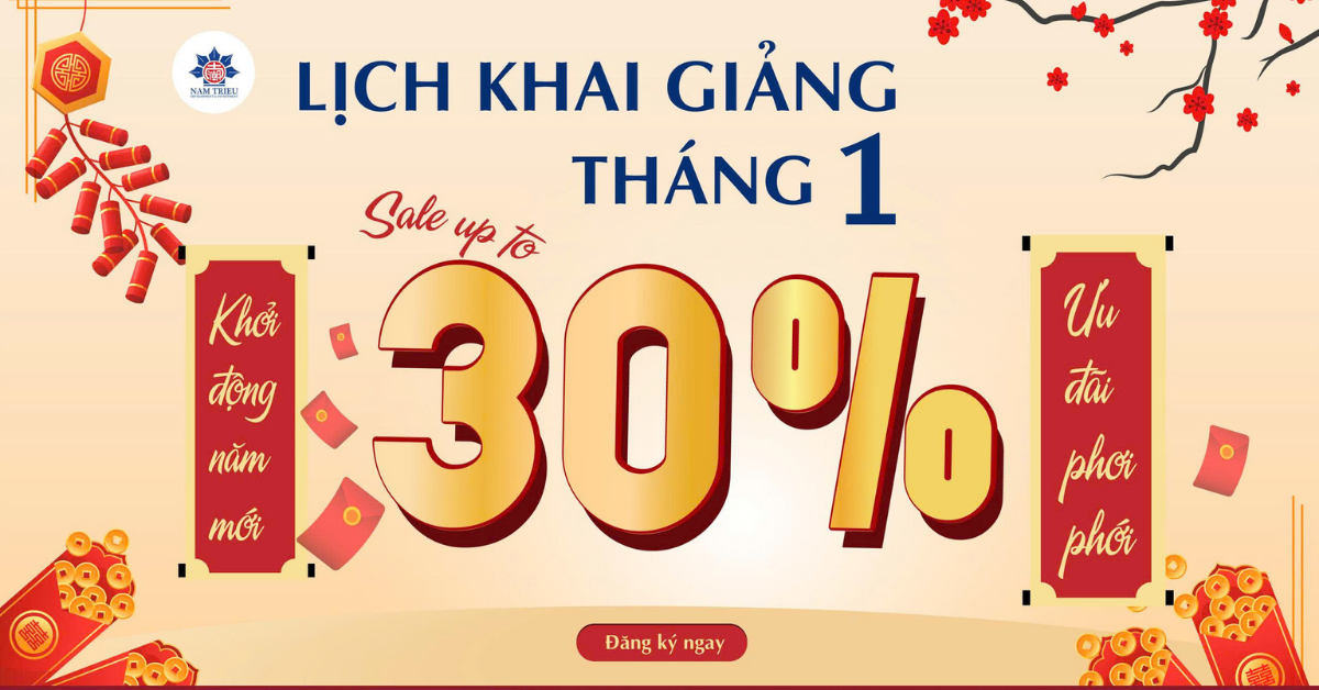  KHAI GIẢNG KHÓA HỌC TIẾNG NHẬT TẠI NAM TRIỀU THÁNG 1